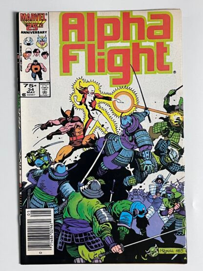 Alpha Flight #34 (1986) (Newsstand) Origin of Lord Dark Wind