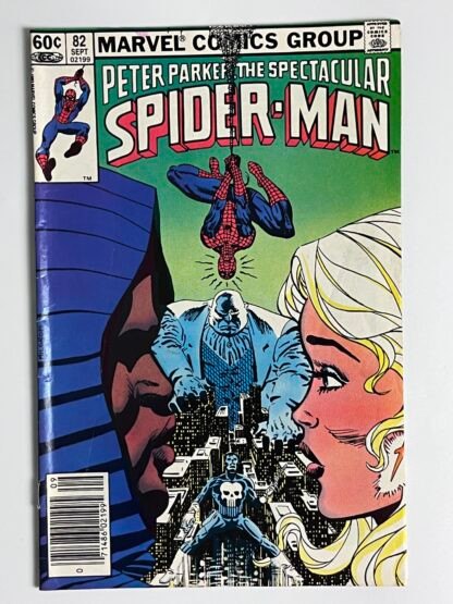 Spectacular Spider-Man #82 (1983) (Newsstand) 1st battle of Punisher vs. Kingpin