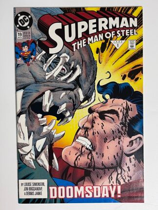 Superman: The Man of Steel #19 (1993)  Doomsday is fully revealed