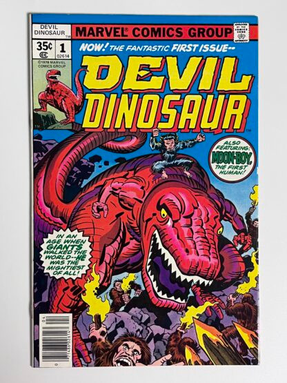 Devil Dinosaur #1 (1978)  1st app. Devil Dinosaur, 1st app. Moon Boy