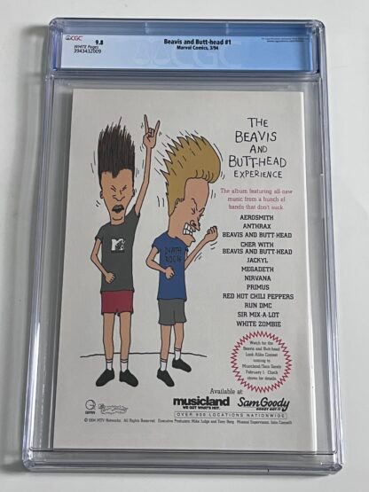Beavis & Butt-Head #1 (1994)  1st app. of Beavis and Butthead - Image 2