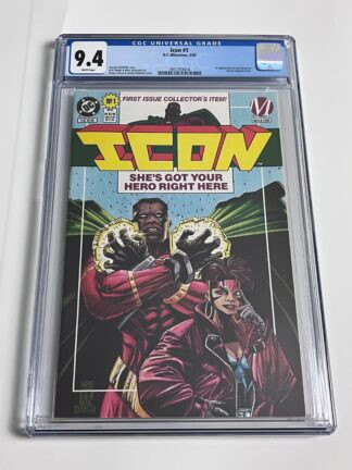 Icon #1 CGC 9.4 (1993) 1st app. Icon), 1st app. Rocket