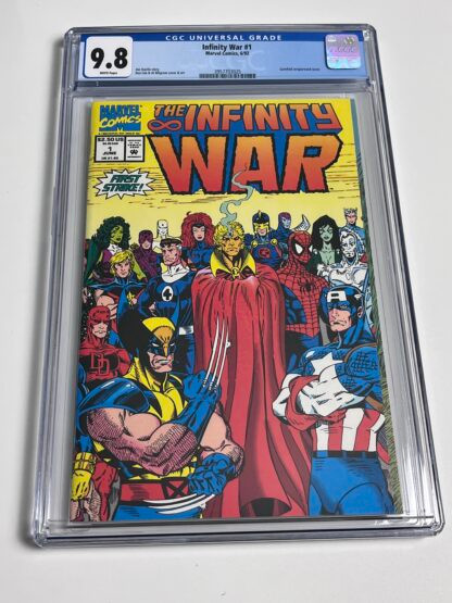 The Infinity War #1 CGC 9.8 (1992) 1st app. of many Marvel doppelgangers