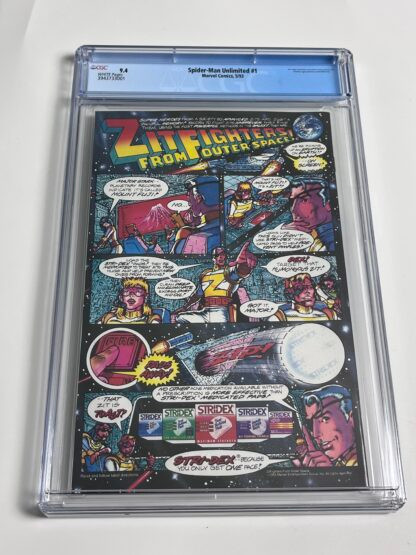 Spider-Man Unlimited #1 CGC 9.4 (1993) 1st app. Shriek, Debut of the Ravencroft Institute (named) - Image 2