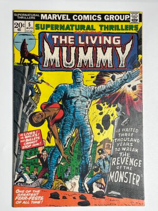 Supernatural Thrillers #5 (1973)  1st app. of The Living Mummy