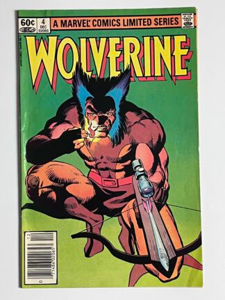 Wolverine #4 (1982) (Newsstand) Death of Shingen Harada, Death of Noburu-Hideki