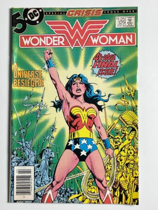 Wonder Woman #329 (1986) (Newsstand) Marriage of Wonder Woman And Steve Trevor
