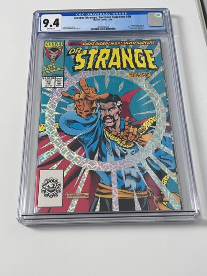 Doctor Strange: Sorcerer Supreme #50 CGC 9.4 (1993) 1st team app. Secret Defenders