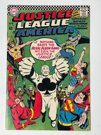 Justice League of America #43 (1966)  1st team app. The Royal Flush Gang