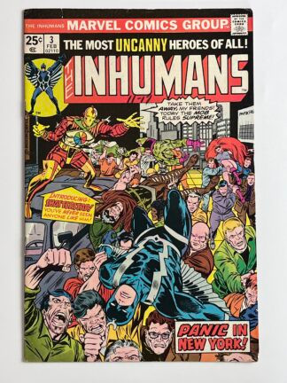 Inhumans #3 (1976)  1st app. of Shatterstar