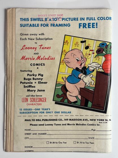 Looney Tunes and Merrie Melodies #25 (1943)  Cover detached - Image 2