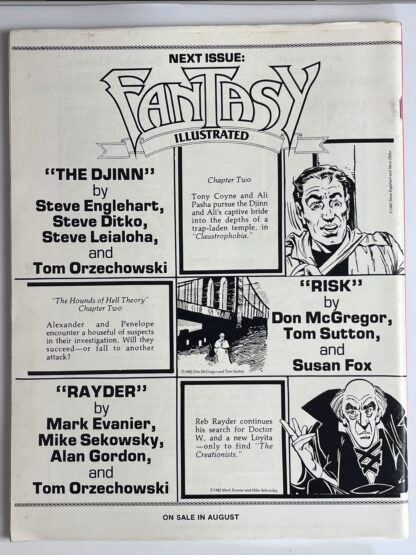 Fantasy Illustrated #1 (1982) - Image 2