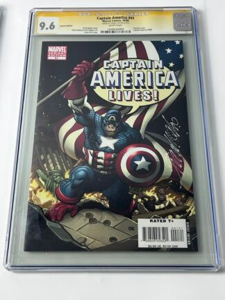 Captain America #41 CGC 9.6 (2008) Signed by Frank Cho on 3/12/2010