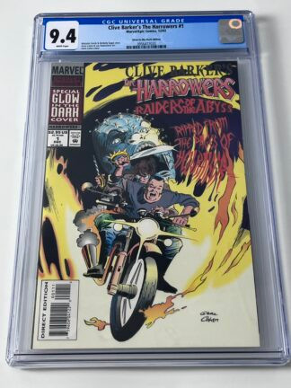 Clive Barker's: The Harrowers #1 CGC 9.4 (1993) Glow-in-the-dark edition