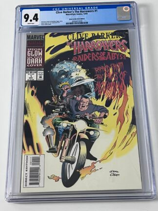 Clive Barker's: The Harrowers #1 CGC 9.4 (1993) Glow-in-the-dark Edition