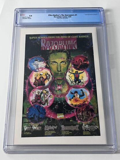 Clive Barker's: The Harrowers #1 CGC 9.4 (1993) Glow-in-the-dark edition - Image 2