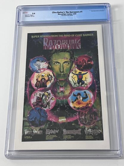 Clive Barker's: The Harrowers #1 CGC 9.4 (1993) Glow-in-the-dark Edition - Image 2