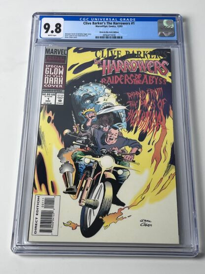 Clive Barker's: The Harrowers #1 CGC 9.8 (1993) Glow-in-the-dark Edition