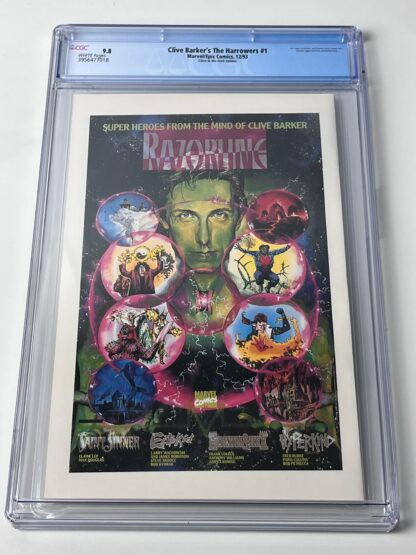Clive Barker's: The Harrowers #1 CGC 9.8 (1993) Glow-in-the-dark Edition - Image 2