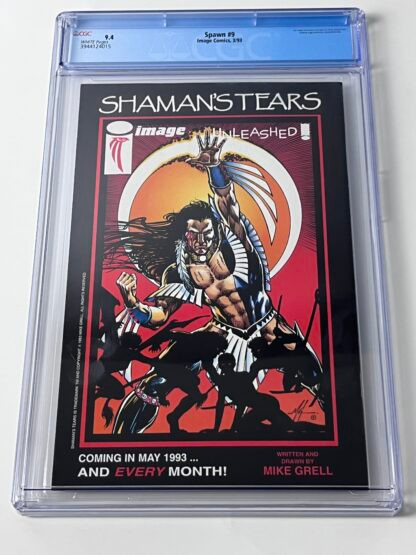 Spawn #9 CGC 9.4 (1992) 1st app. Angela, 1st app. Medieval Spawn, 1st app. Cogliostro - Image 2