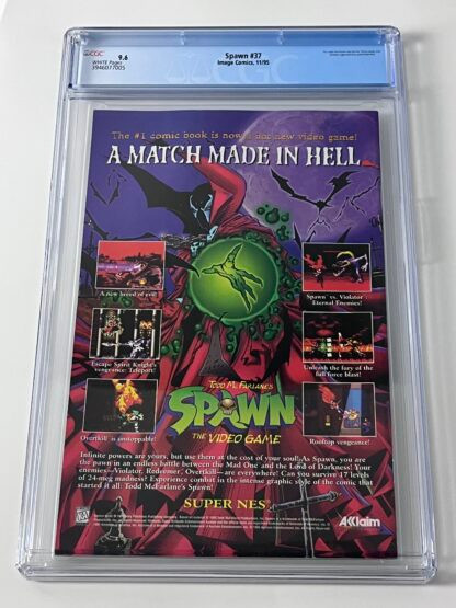 Spawn #37 CGC 9.6 (1995) 1st full app. Freak - Image 2