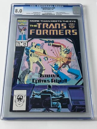 Transformers #24 CGC 8.0 (1987) Death of Optimus Prime