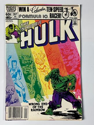 Incredible Hulk #267 (1982) (Newsstand) 1st cameo app. Brian Banner
