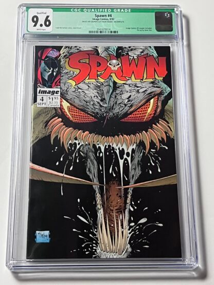 Spawn #4 CGC 9.6 (1992) 1st cover app. Violator