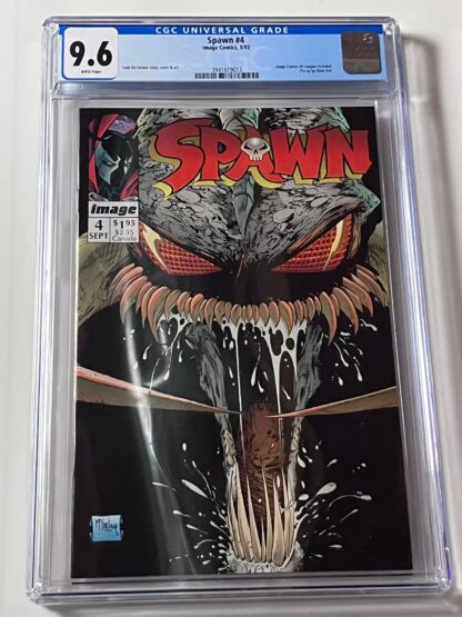 Spawn #4 CGC 9.6 (1992) 1st cover app. Violator