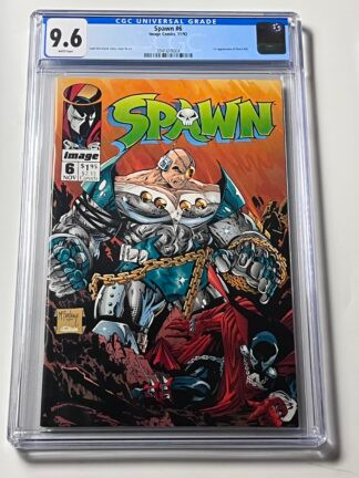 Spawn #6 CGC 9.6 (1992) 1st app. Overt-Kill, 1st app. Tony Twist