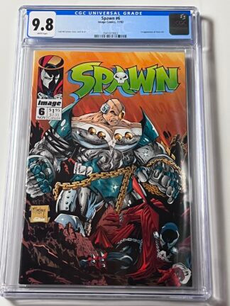 Spawn #6 CGC 9.8 (1992) 1st app. Overt-Kill, 1st app. Tony Twist