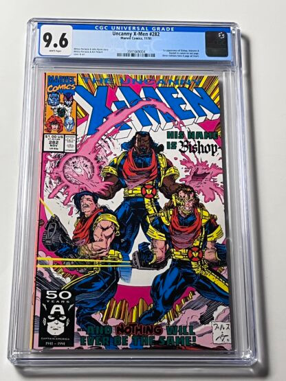 Uncanny X-Men #282 CGC 9.6 (1991) 1st app. Bishop