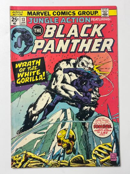 Jungle Action #13 (1975)  1st App of mythical, white gorillas: Chandra, Kono, Jakak and Wenzori