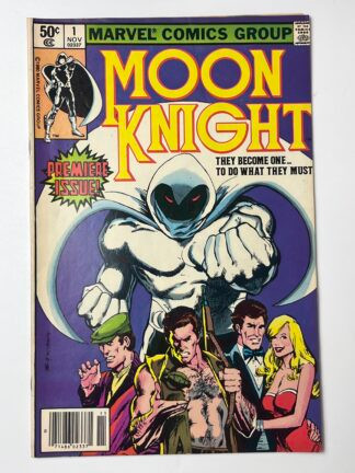 Moon Knight #1 (1980) (Newsstand) Origin of Moon Knight, 1st app. Bushman 1st app. Konshu