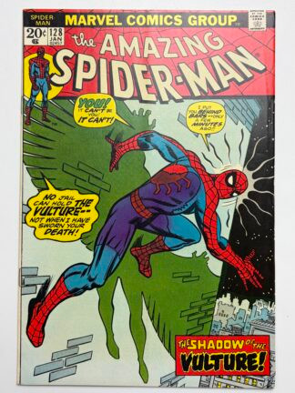 Amazing Spider-Man #128 (1974)  Origin of Vulture (Cliffton Shallot)