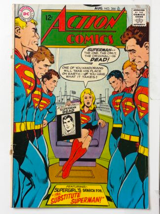 Action Comics #366 (1968)  Cover detached
