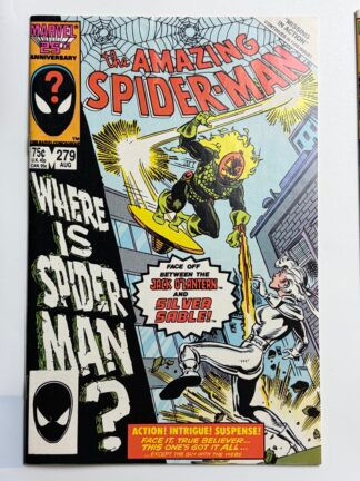 Amazing Spider-Man #279 (1986)  3rd app. & 1st cover app. Silver Sable