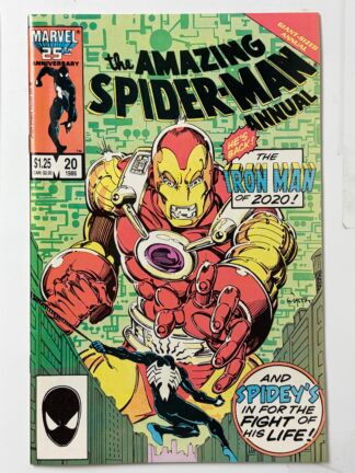 Amazing Spider-Man Annual #20 (1986)  1st cover app. of Iron Man 2020