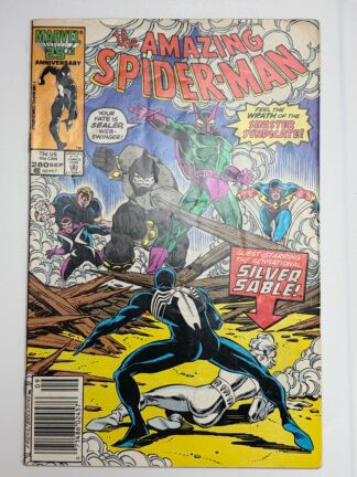 Amazing Spider-Man #280 (1986) (Newsstand) 1st team app. Sinister Syndicate