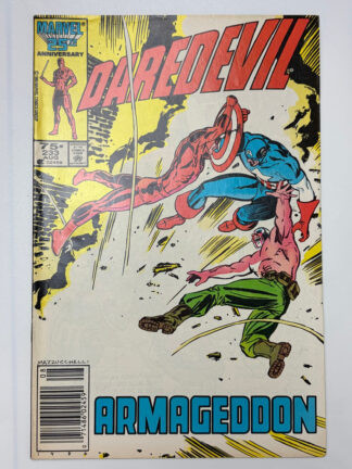 Daredevil #233 (1986) - Front Cover - 7.0 Fine/Very Fine