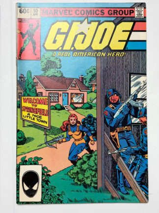 G.I. Joe: A Real American Hero #10 (1983) 1st app. Dr. Venom - Front Cover - 7.5 Very Fine-