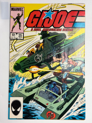 G.I. Joe: A Real American Hero #25 (1984) 1st full app. Zartan, 1st app. Deep Six, Mutt & Junkyard, 1st team app. The Dreadnoks - Front Cover - VF- (Very Fine-)