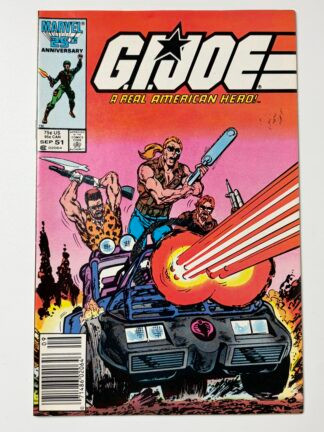 G.I. Joe: A Real American Hero #51 (1986) 1st app. of Zandar, 1st app. of Thunder, 1st app. of Toll Booth, 1st app. of Thrasher, 1st app. of Cross Country