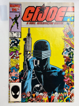 G.I. Joe: A Real American Hero #53 (1986) Marvel 25th Anniversary Frame Cover - Cover