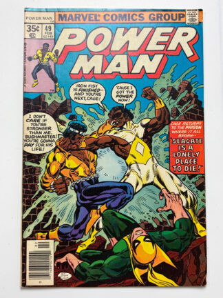 Power Man #49 (1978) Final issue titled Power Man - Cover