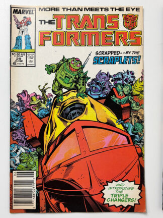 Transformers #29 (1987) 1st team app. The Scraplets, 1st team app. The Triple Changers - Cover