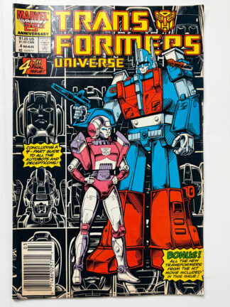 Transformers Universe #4 (1987) 1st app. Trypticon - Cover
