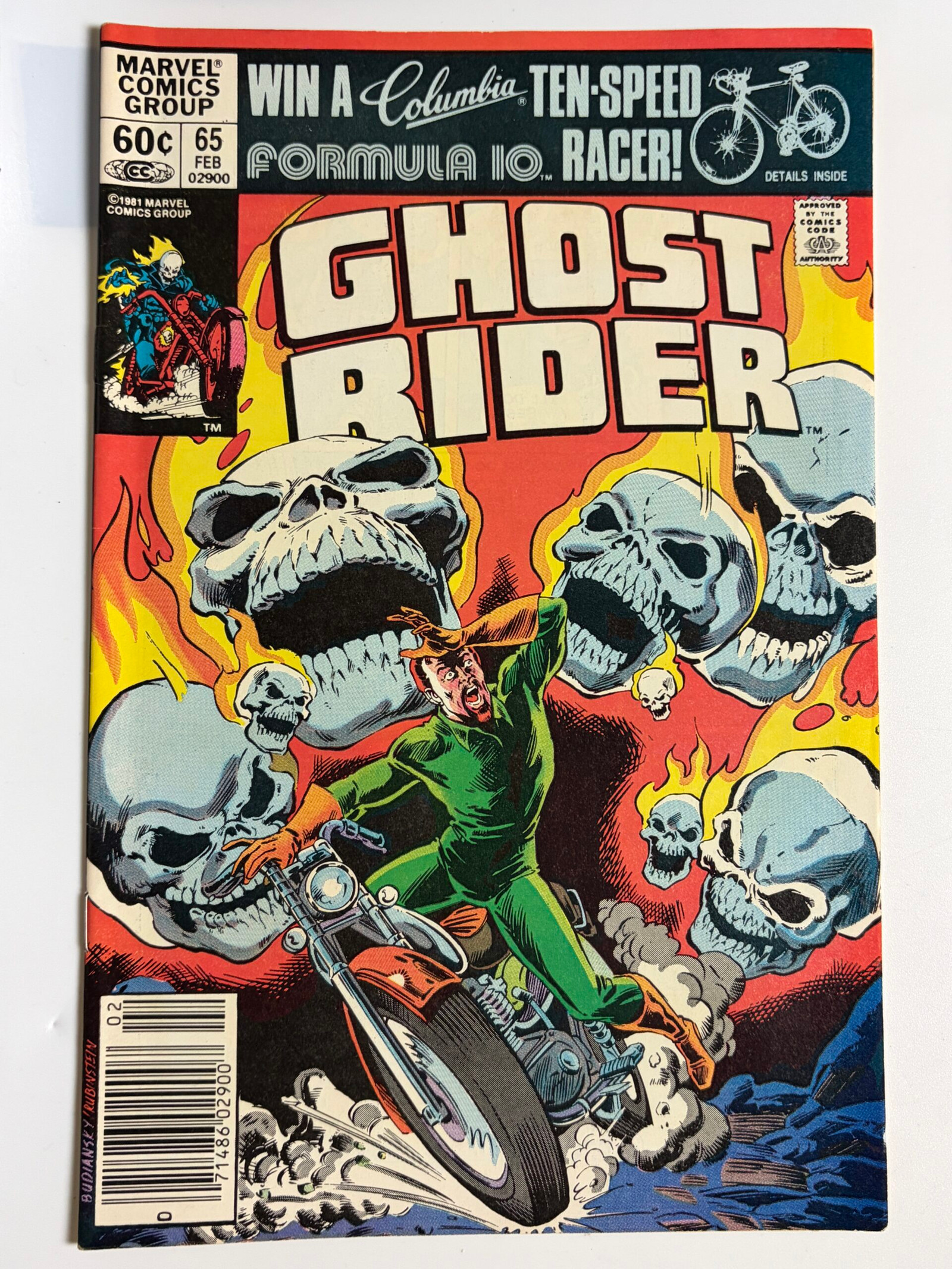Ghost Rider (1973-1983) #65 (1982) - Cover