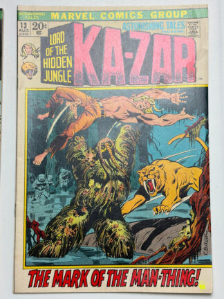 Astonishing Tales #13 (1972) 1st cover app. & 3rd app. Man-Thing