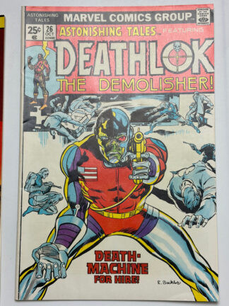 Astonishing Tales #26 (1974) 2nd app. Deathlok (Luther Manning), 1st app. War-Wolf